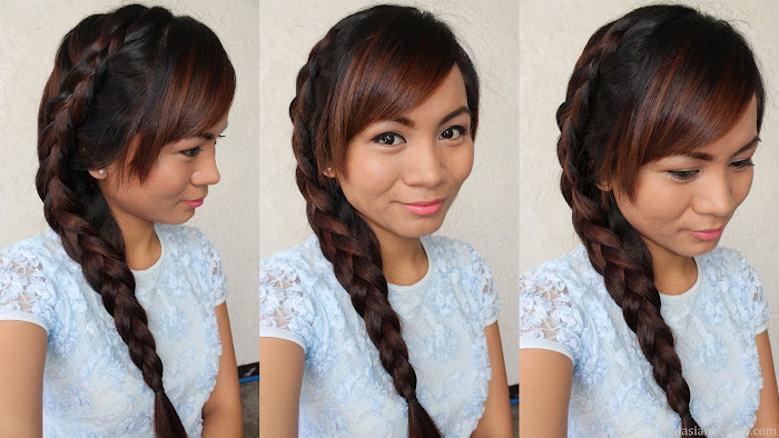Real Asian Beauty: Side Dutch Braid Hairstyle