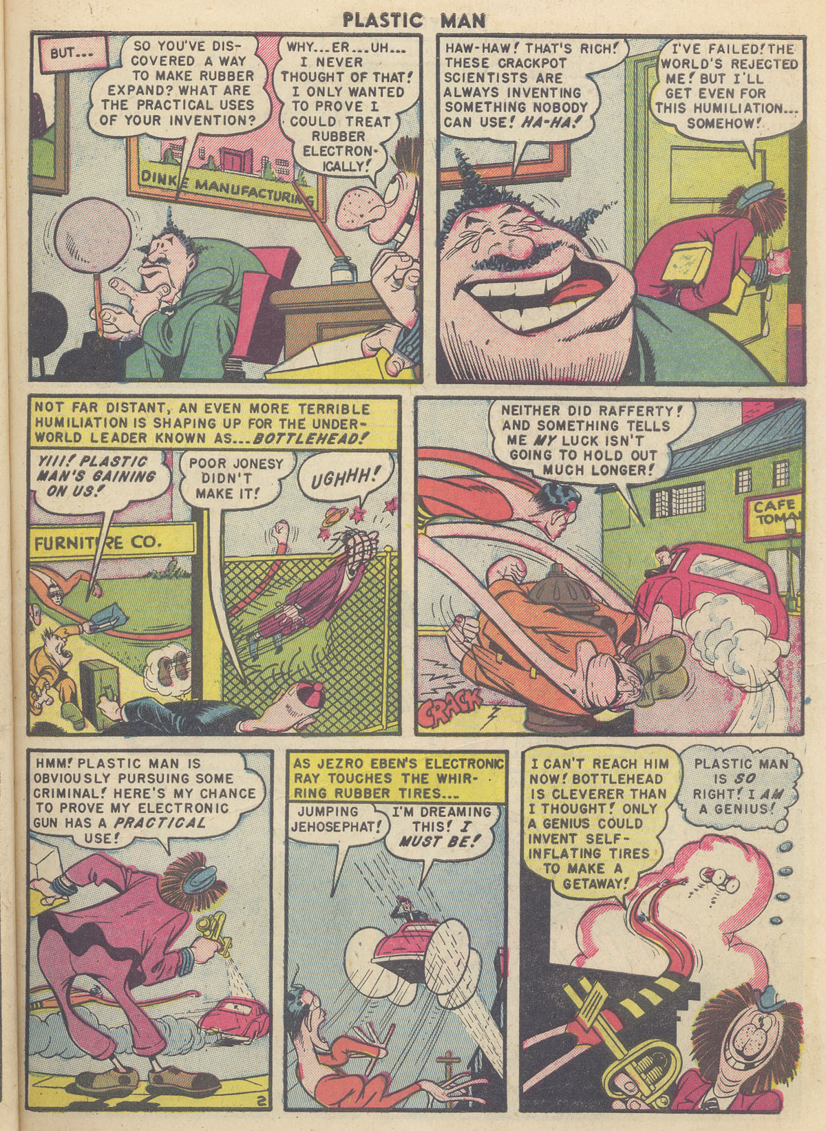 Read online Plastic Man (1943) comic -  Issue #24 - 19