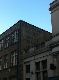 Ghost sign in Camden, London NW1