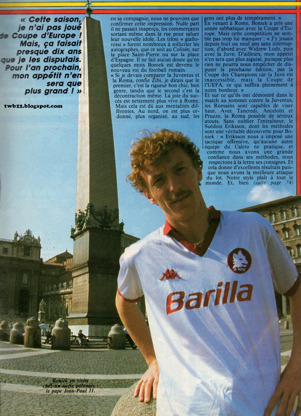 TWB22 Campionato 1985 1986 Roma Lecce & Juventus Milan Decisives Titulo