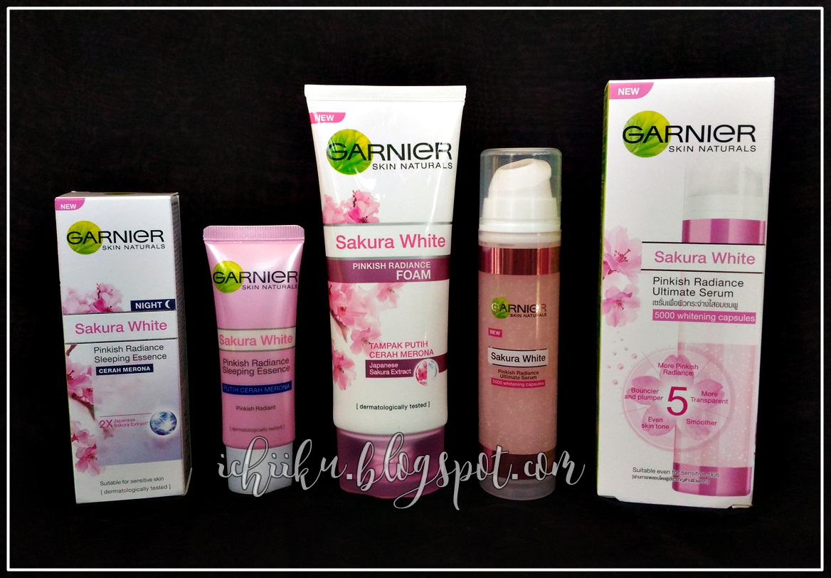 [REVIEW] Garnier Sakura White Series Kulit Putih Pink Merona