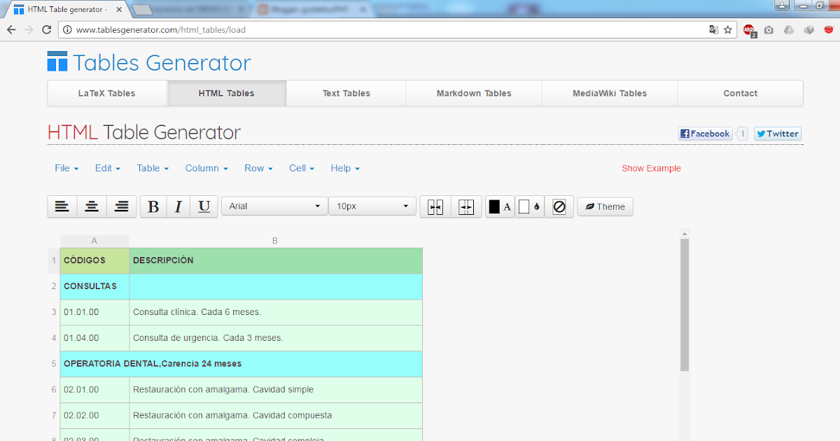 Gustatitus_PHP ! Generador de tablas HTML con CSS