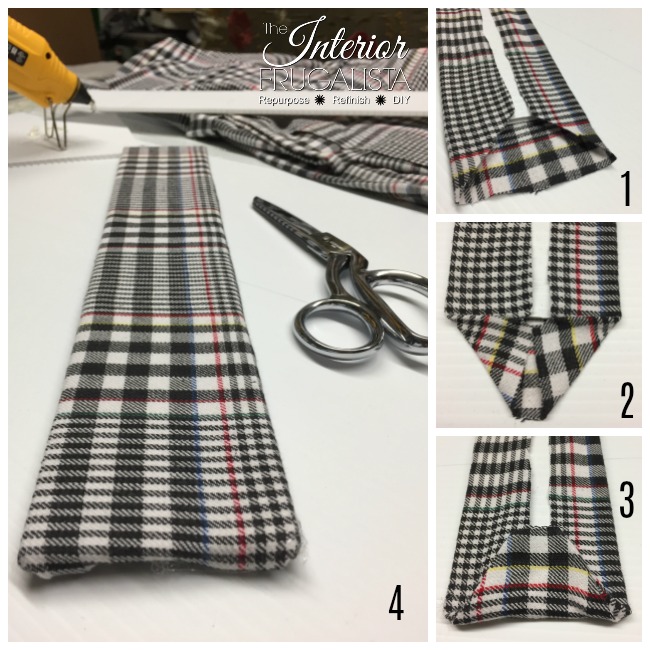 How To Line A Trunk With A Flannel Shirt Interior Frugalista