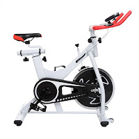 Ancheer SP-3900 Indoor Cycling Bike Spin Bike, with 18 lb steel flywheel, smooth quiet chain drive, adjustable resistance, fully adjustable seat, height adjustable handlebars