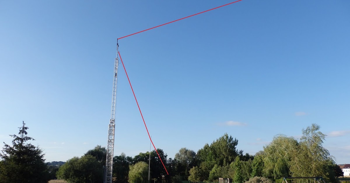 OT1A ON4CCP New 160m windom antenna on the air