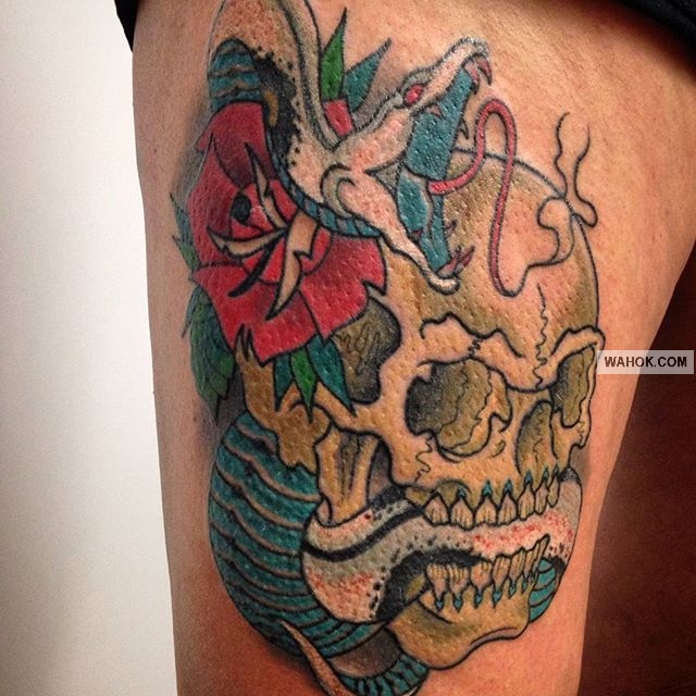 Gambar Tato 3D Keren Tengkorak Terbaru Koleksi Foto Google, Tumblr, Pinterest,instagram