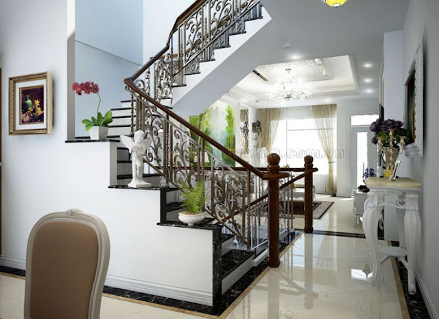 mẫu đá hoa cương cầu thang chất lượng