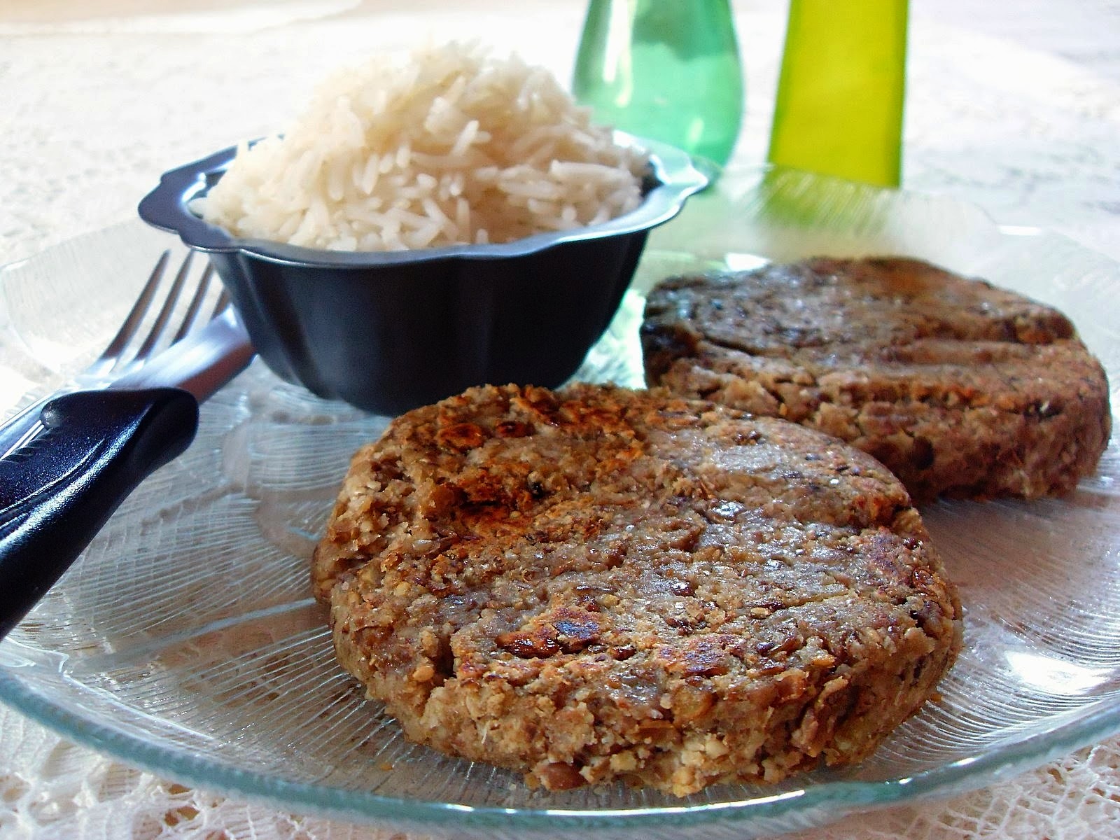 Ma Cuisine Végétalienne Steaks, lentilles sarrasin (Vegan)