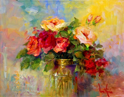 Imágenes Arte Pinturas: FLORES ROJAS OLEO Imágenes Arte Pinturas: FLORES ROJAS OLEO