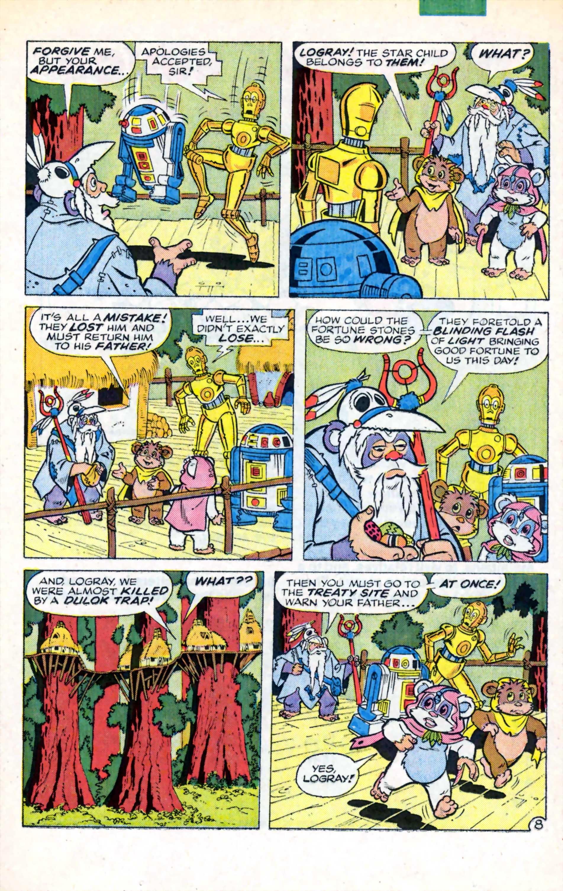 Read online Ewoks (1987) comic -  Issue #10 - 9
