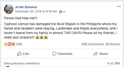 Typhoon Usman, How you can Help the victims of Typhoon Usman, Arnel Banawa, Lagalag Mafia, Happy New Year 2019, 2019 What Next?, Beachbody Coach Arnel, Filipino Beachbody Coach, Workout with Arnel Banawa