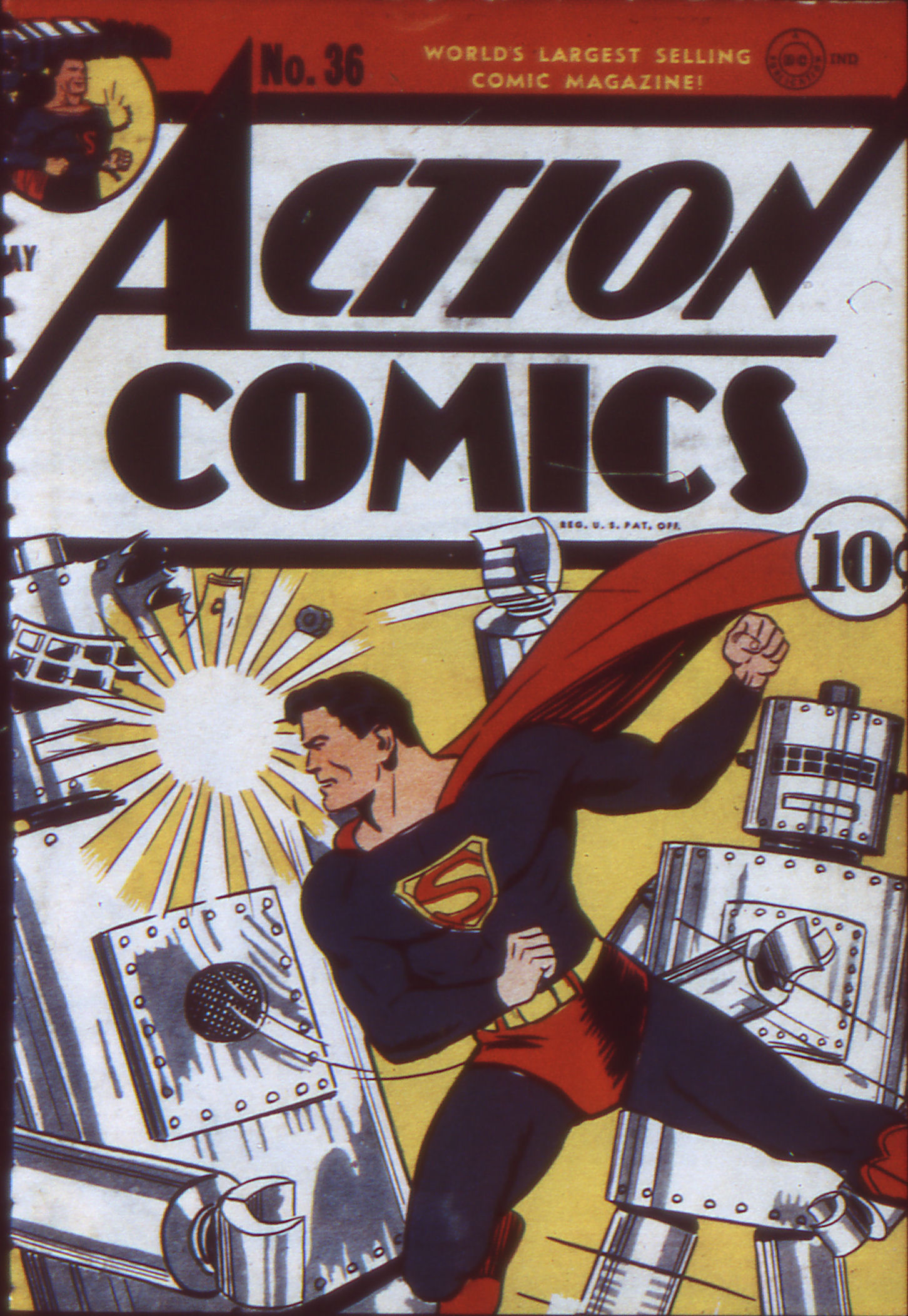 Read online Action Comics (1938) comic -  Issue #36 - 1