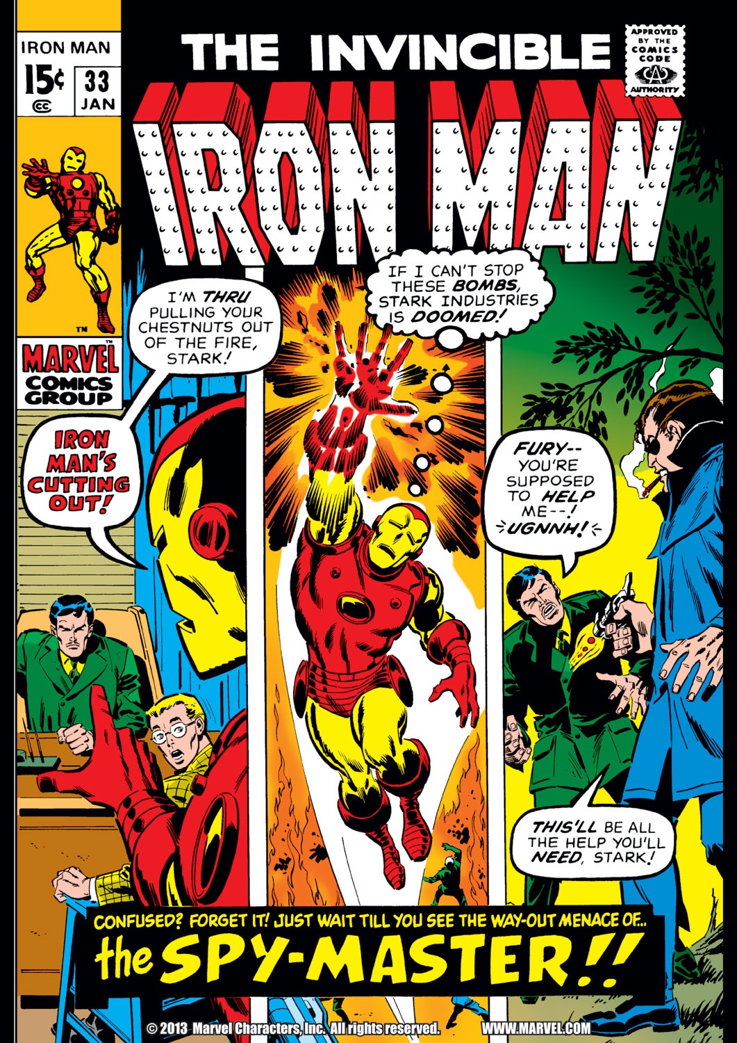 Read online Iron Man (1968) comic -  Issue #33 - 1