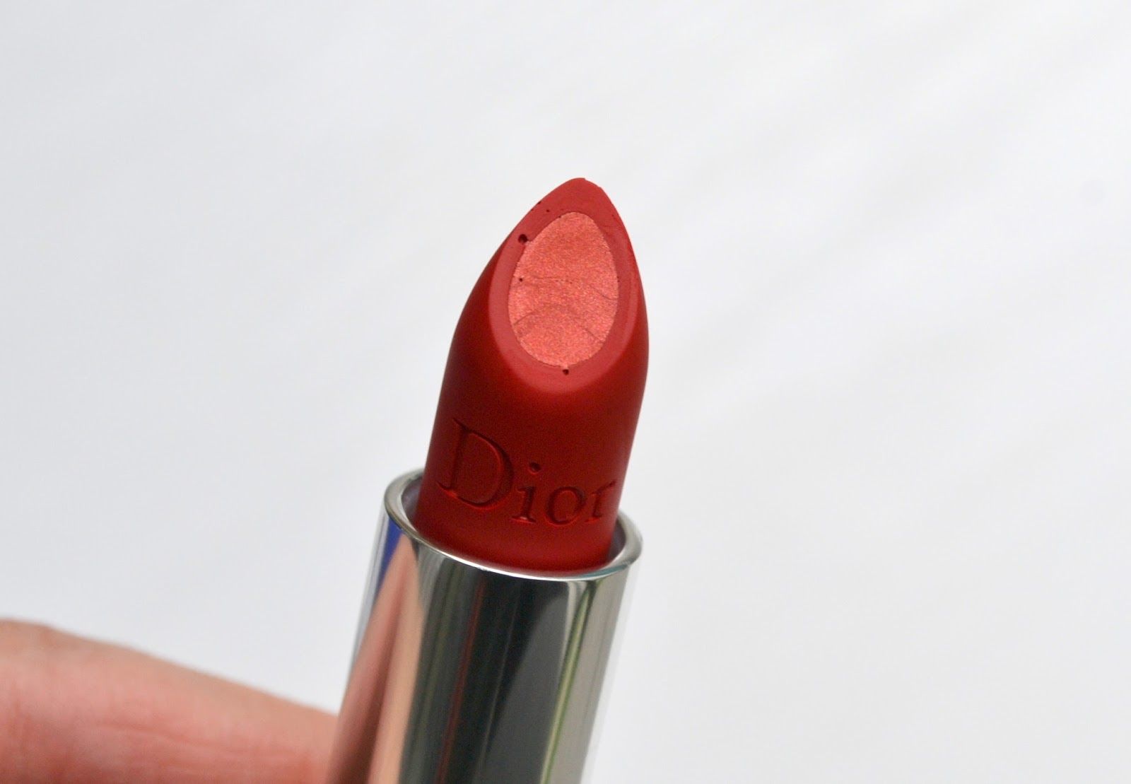 rouge dior double rouge 999 matte metal