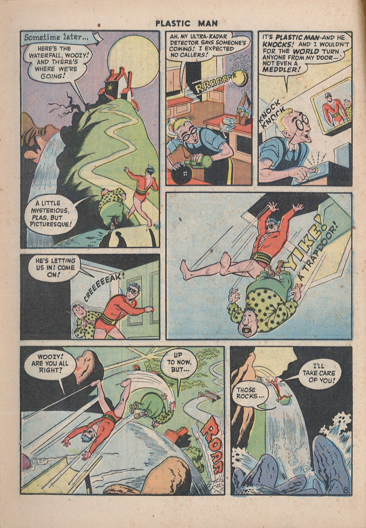 Read online Plastic Man (1943) comic -  Issue #5 - 10