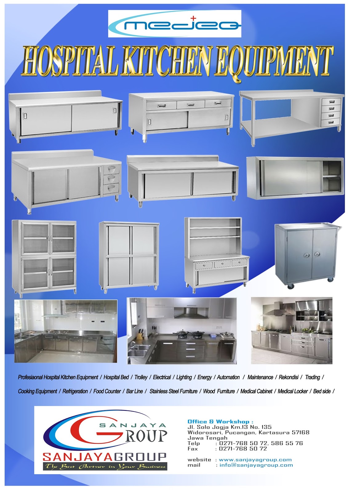 Sanjaya Group HOSPITAL KITCHEN EQUIPMENT