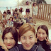 SNSD snap a group picture with stylists at their 'Baby-G' pictorial