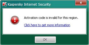 activation code error