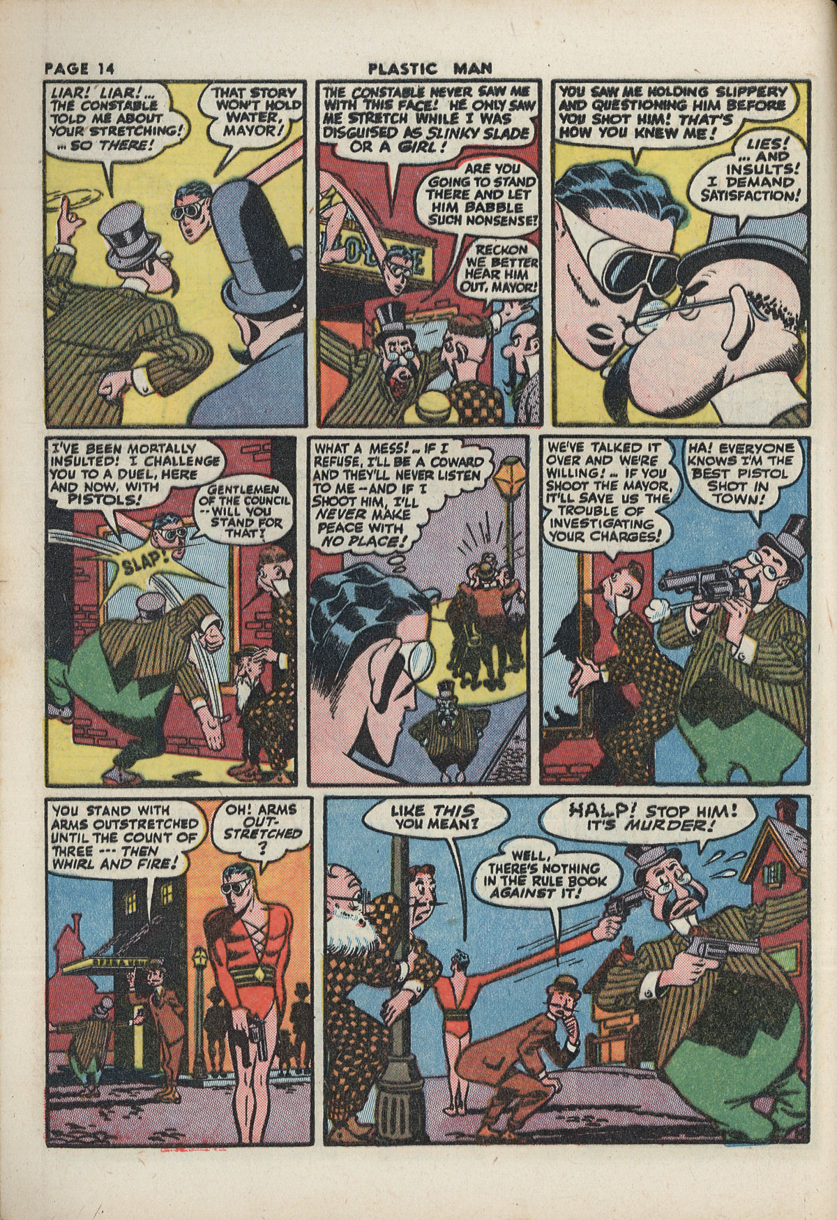 Read online Plastic Man (1943) comic -  Issue #2 - 16