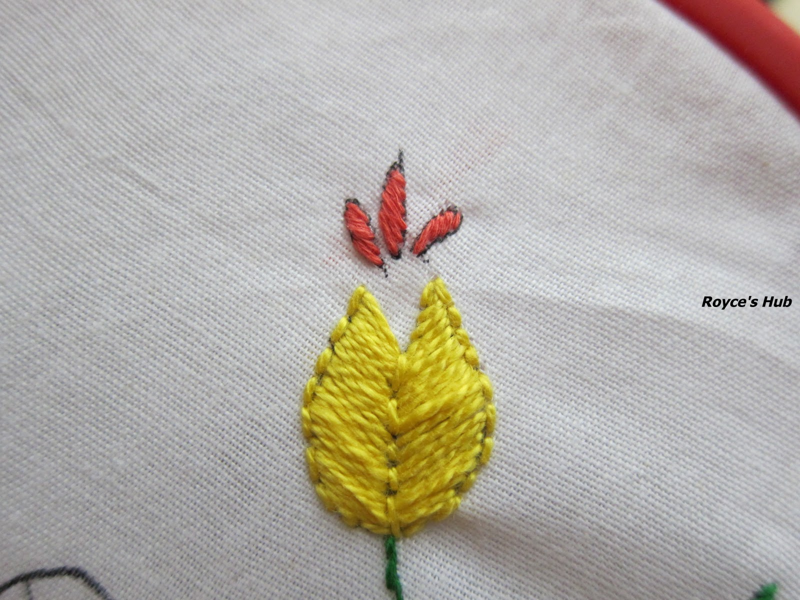 Royce's Hub Basic Embroidery Stitches Satin Stitch