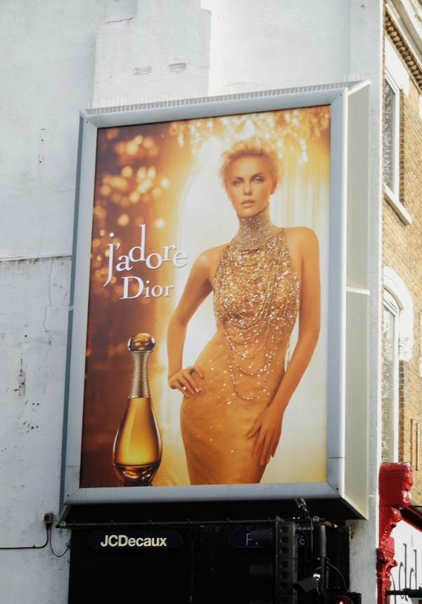 Daily Billboard Charlize Theron Dior J Adore Perfume Billboard Advertising For Movies Tv Fashion Drinks Technology And More