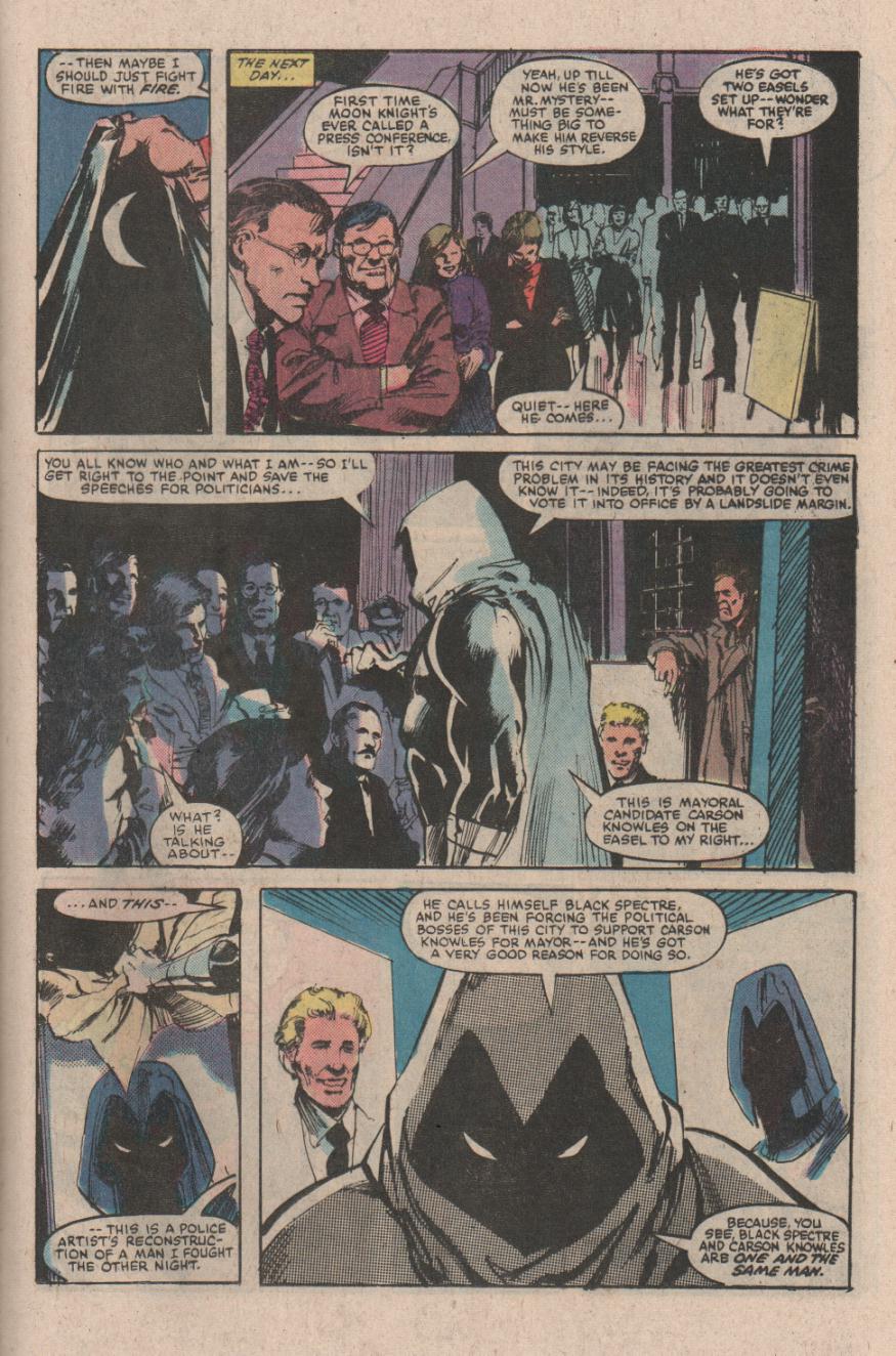 Read online Moon Knight (1980) comic -  Issue #25 - 29