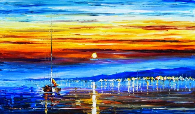 Lovely Sunset And Sunrise Paintings To Inspire You