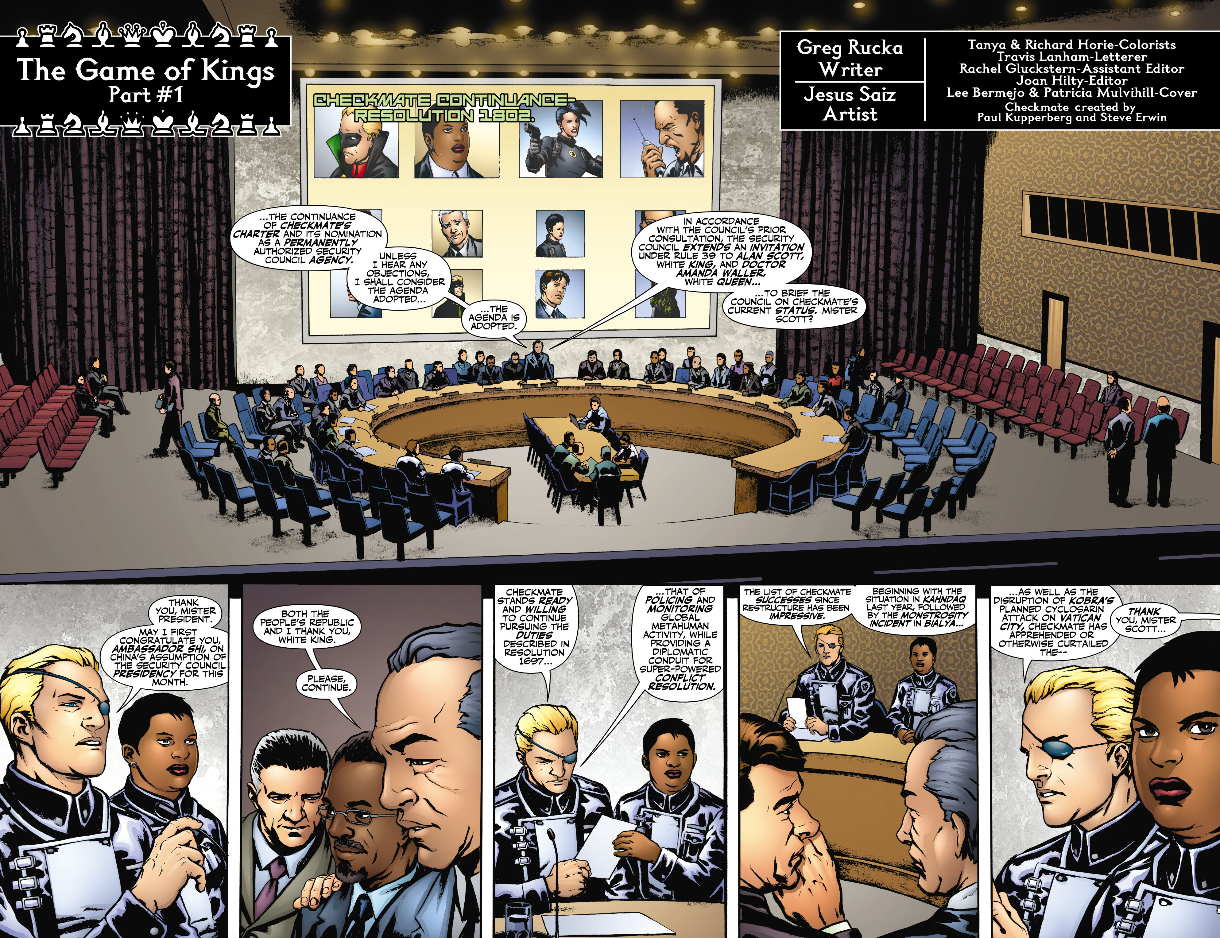 Read online Checkmate (2006) comic -  Issue #1 - 7