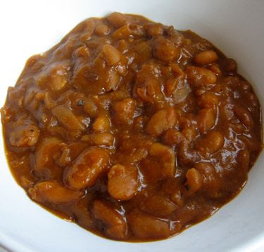 homemade vegetarian baked beans