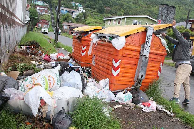 En Puerto Montt cursarán multas por colapso de contenedores de basura en fin de año