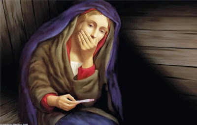 Lustiges Bild Jungfrau ist Schwanger - Schockiert über Schwangerschaftstest