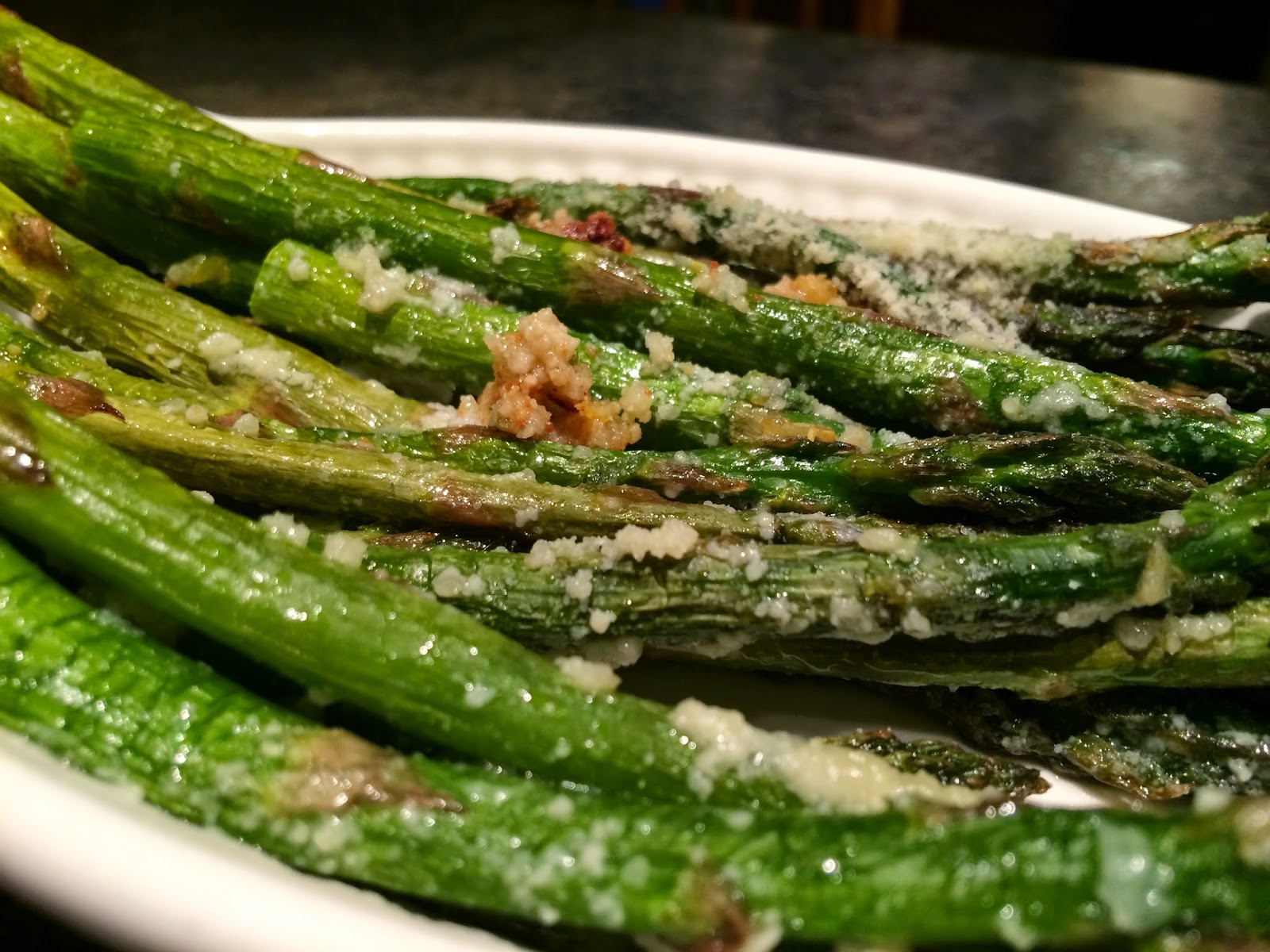 Old Farmhouse Cooking Parmesan Garlic Roasted Asparagus