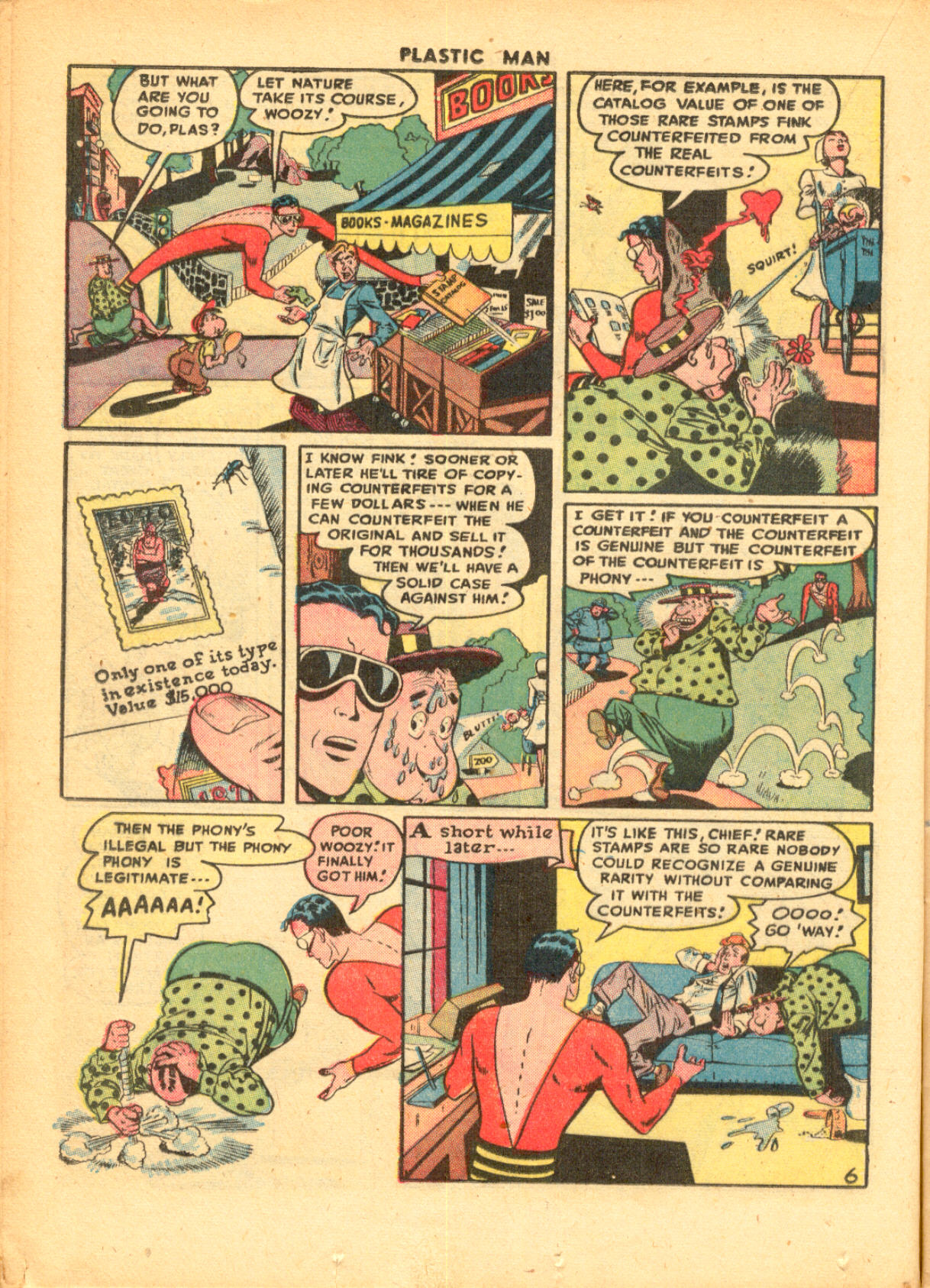 Read online Plastic Man (1943) comic -  Issue #9 - 20