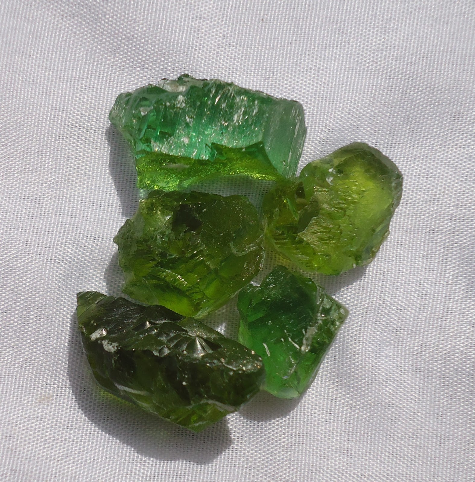 NIGERIAN CRYSTALS, GEMS AND ROCKS Green Tourmaline Available For Sale