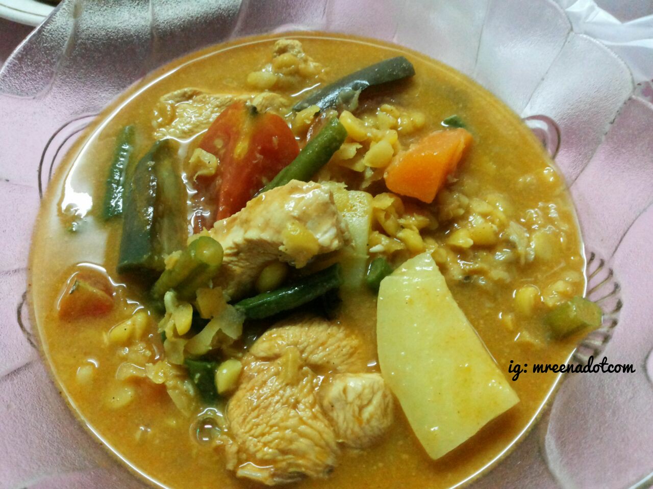 Resepi Kari Ayam Campur Terung Copd Blog A