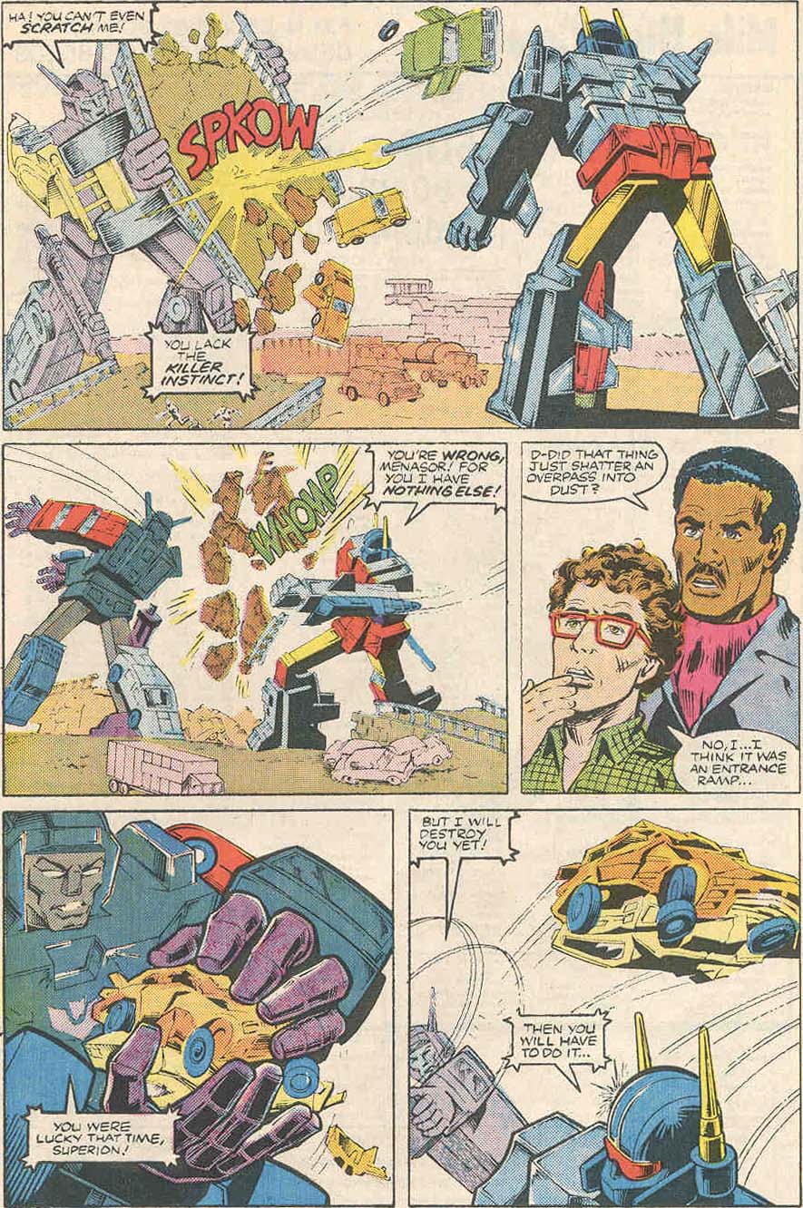 Read online The Transformers (1984) comic -  Issue #22 - 20