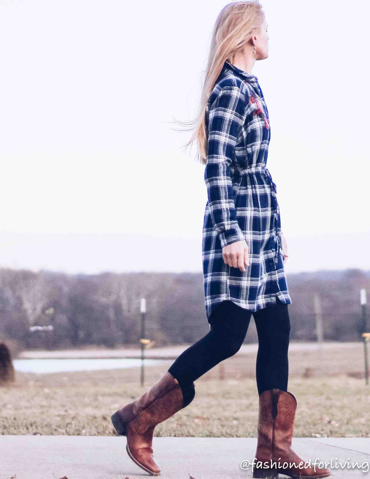 cowboy boots outfits with dress