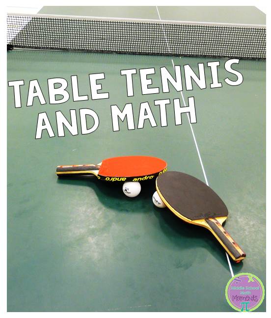 Table Tennis and Math