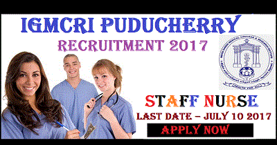 Staff Nurse Job Vacancy In Pondicherry