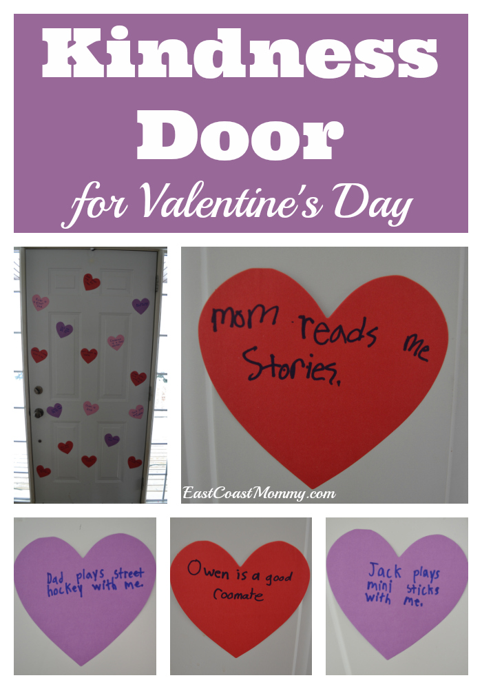 East Coast Mommy Kindness Door for Valentine's Day