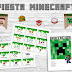 Printable gratis: fiesta Minecraft
