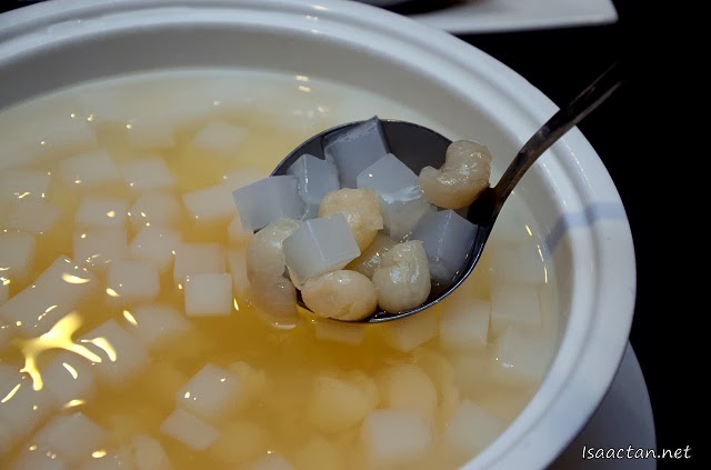 Chilled Longan and Nata De Coco Duet