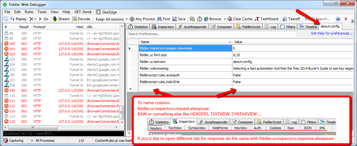 NOTLARIMDAN...: How to set different default tab (like RAW) on fiddler ...
