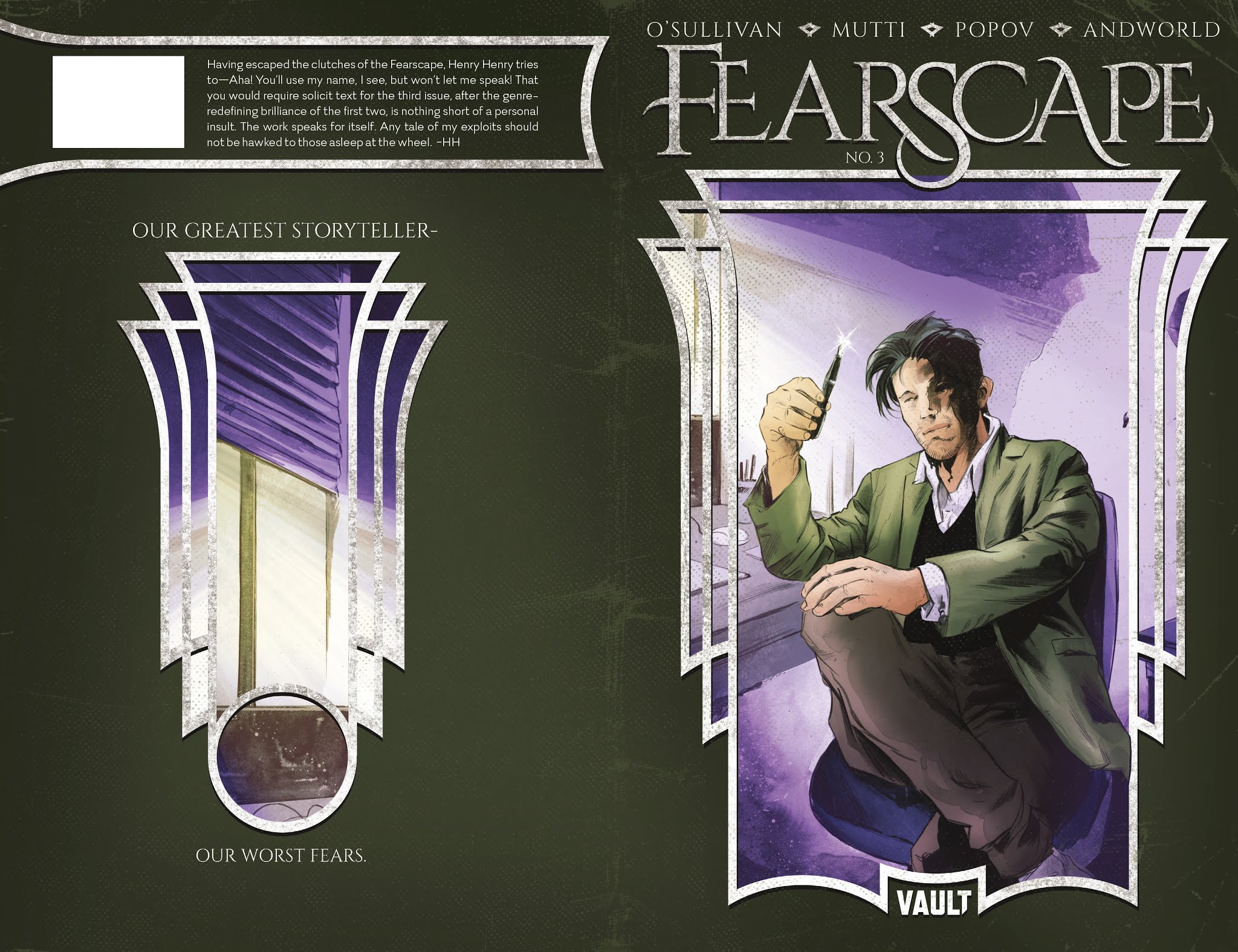 Read online Fearscape comic -  Issue #3 - 1