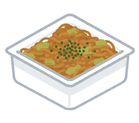 カップ焼きそばのイラスト