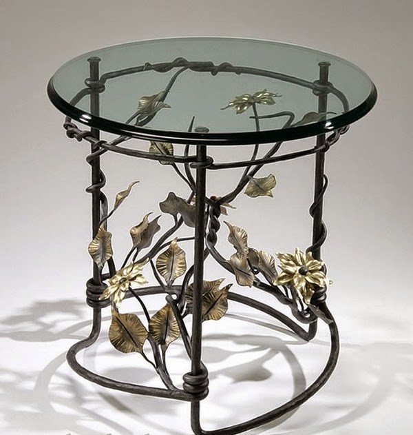 Wrought iron furnishings