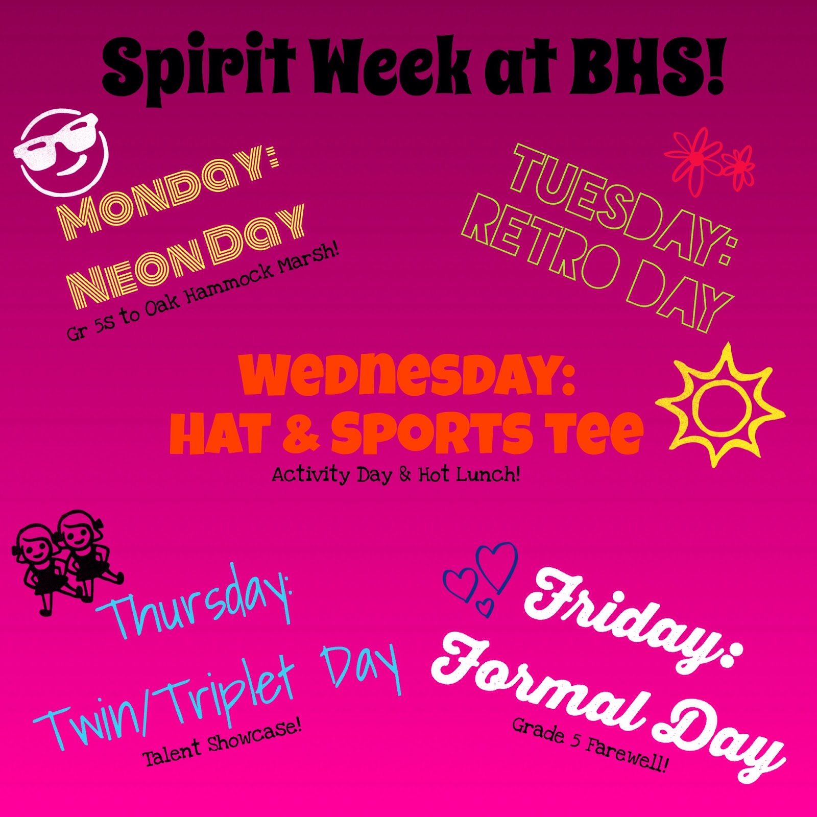 Ms. Wasney's Class: SPIRIT WEEK at BHS!