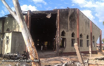 Nigeria es el país donde más cristianos han muerto perseguidos por su fe Iglesia destruida en Nigeria por persecución