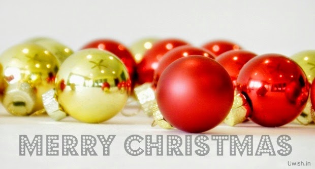 Merry Christmas wishes and greetings with jingle bells.