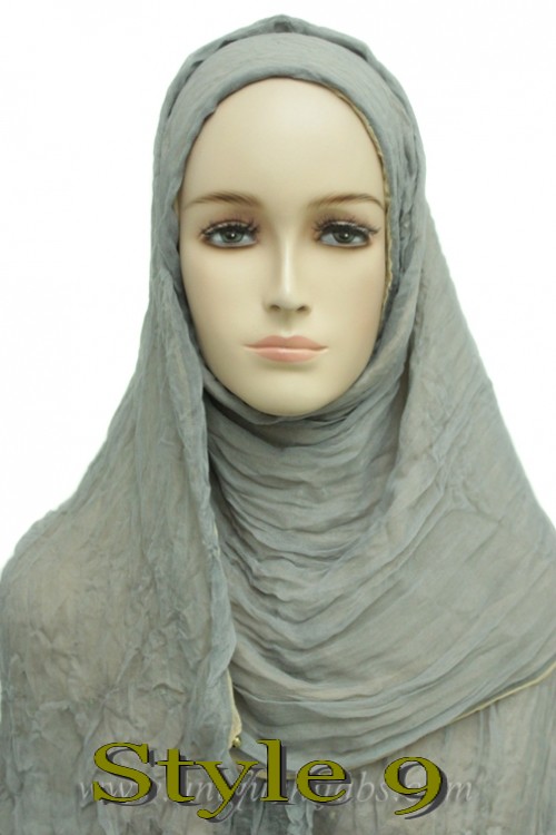 style hijab crinkle